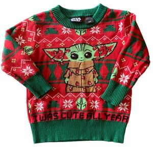 NEW Baby Yoda 24 Month Christmas Holiday Infant Sweater.